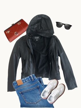 Italian Black Leather Jacket